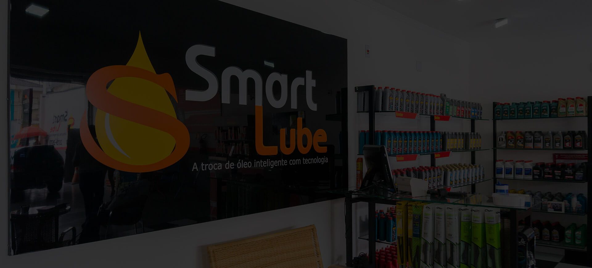 Banner e quadro da smartlube